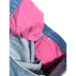 IZOD Distressed Bootcut Jeans Womens 16 Pink Green Ripped Y2K Grunge Boho NWT Photo 6