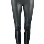Spanx  Black Faux Vegan Leather High Waist Skinny Trousers Leggings Pants Size S Photo 0