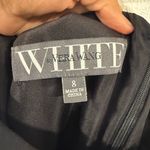 Vera Wang  Black One Shoulder Dress w Satin Sash Size 8 VGUC Photo 5