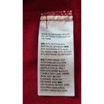 Chico's Chico’s Snow White Crushed Velvet Jacket Women’s size 2 Dark Red Button Photo 6