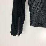 Superdry  Olive Biker Jacket Leather Zip Down Photo 12