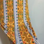 Pink Rose NWT Floral Vertical Geo Stripe Swing Loose Dress Photo 5