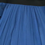 Studio M‎ Silk Blend Dress Black Blue Size M Photo 4