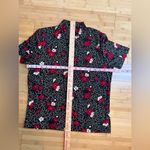 Kathy Ireland  Women Pullover Short Sleeve Floral Design Blouse,Made In USA|Sz:M Photo 3