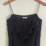 Loft  100% Silk Black Slip Dress Spaghetti Strap Lingerie Sexy Cocktail Party Photo 1