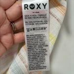 Roxy  Beach Nostalgia Top NWT size Small Striped Button Up Short Sleeve Blouse Photo 8