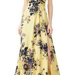 Jill Stuart Jill Yellow Floral Gown Size 4 US $308 Photo 0