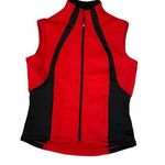 Obermeyer  Vest Black Red Ski Womens Small Sleeveless Jacket Zip Up Front Photo 0