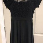 Black knee length dress Size M Photo 0