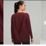 Lululemon New With Tags  Back in Action Long Sleeve *Nulu Sz 8 Photo 1