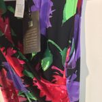 Roberto Cavalli size 42 IT long stretchy silk ruche flower spring summer dress Photo 3
