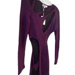 Simmi Women's Asymmetrical Cutout Mini Dress Purple Size M Photo 4