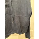 prAna  Blue Hemp & Tencell Cozy Up Illana Lace Up Hoodie, S Photo 5