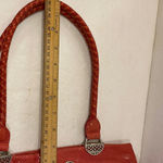 Brighton Textured Orange Shoulder Bag Photo 7