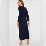 Tuckernuck  Pomander Place Double Knit Lennox Sweater Maxi Dress Navy XS Photo 13