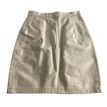 wilson's leather Vintage Genuine Leather Mini Skirt Cream Wilsons Suede & Leather 8 Photo 5