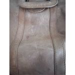 Vtg D'Brozzi Leather Tan Camel messenger attaché case Miami FL Colombia Made Photo 5