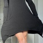 Michael Lauren  Black High-Lo Pocket Dress Size Small NWOT Photo 0