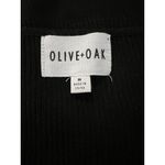 Olive + Oak Women's Black Long Sleeve Pullover Knit Sweater Size Medium Classic Photo 7