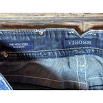 Vigoss  The New York‎ Slim Boot Embellished Pockets Jeans Size 1/2 Bling Rodeo Photo 5