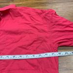 J.Crew  Cotton Popover Shirt Womens Small Long Sleeve Button Down‎ Top Hot Pink Photo 7