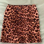 EXPRESS Cheetah Leather Skirt  Photo 0