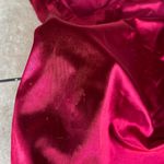 Red satin mini dress with halter neck Photo 1