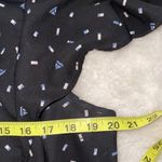 Torrid Black Sailboat Confetti Print Strappy Front Blouse Photo 9