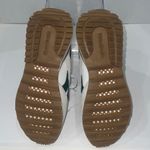 Reebok White and Dark Green Athletic Shoes Photo 6