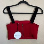Line and Dot NWT  Cropped Tank in Red XS Photo 4