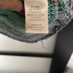 Jean Paul Richard Multi Color Cowl Neck Cable Sweater XL euc Macy's Brand Blue Photo 3