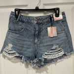 Happily Grey High Rise Jean Shorts Photo 0