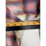 Wrangler  Wrancher Flannel Button Down Women’s 3X Burgundy Pastel Plaid Western Photo 5