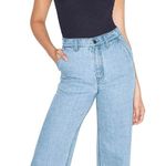 American Apparel Wide Leg Crop Jeans Photo 0