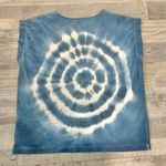 Madewell Blue Tie Dye Cap Sleeve Boxy Top Size XXS Oversize Fit I27 Photo 6