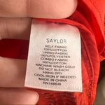 Saylor x Revolve Womens Strapless Midi Dress Sz S Orange Eyelet Party Wedding Photo 9