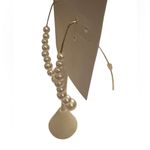 Simply Noelle  Faux Pearl Orb Gold Tone Earrings new with tags. Photo 2