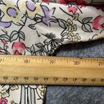 Big Dart Y2K Floral Button Up Blouse Women's US 6–8 Long Sleeve Viscose‎ Shirt Pink Photo 3