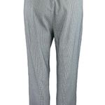 Babaton Aritzia Gray High Rise Houndstooth Plaid Straight Slim Trouser Pants 10 Photo 2