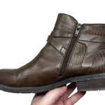 Baretraps “Yadda” Women’s Size 8.5M Brown Side Zip Ankle Booties Faux Leather Photo 12