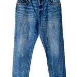 Tory Burch Cropped High Rise Straight Jeans size 29 Button Fly Photo 2