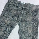 Free People  Corduroy Paisley Straight Leg Jeans Photo 13