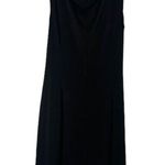 Suzi Chin for Maggy Boutique Black Sleeveless Ruffled Formal Dress Women Sz 10 Photo 1