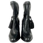 Coach Jessie Black Silky Nappa Leather Boots - Size 9 Photo 3