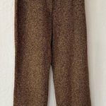 Gerard Darel  Ankle Tan Brown Woven Cuff Zip Clasp Closure Trouser Pants 36 Photo 0