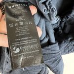 Whistles Navy Blue Eyelet Zoe Broderie Jumpsuit Women’s Size 6 Missing Belt Blue Photo 9