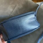 Vintage Gitano Navy Faux Leather Crossbody Purse Small 90s Minimalist Bag Blue Photo 9