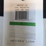 Calvin Klein  Stripe Knit Tank Top – Women's L Black White Rayon Nylon Photo 1