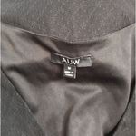 AUW  black ruched long sleeve blouse Photo 5