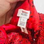 River Island  red ruffled animal print cold shoulder midi dress 10 Photo 7